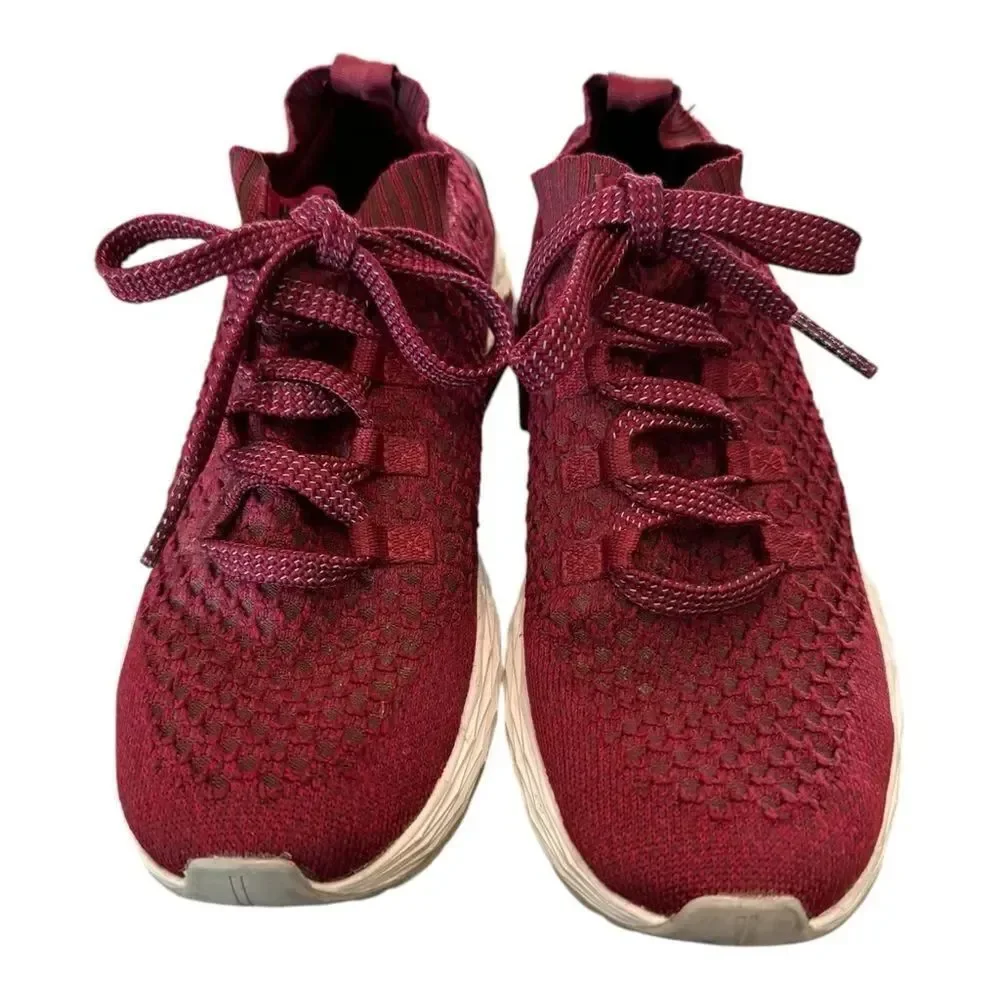 NOBULL Crimson Men's Mid-rise Diamond Knit Runners Sneakers 9